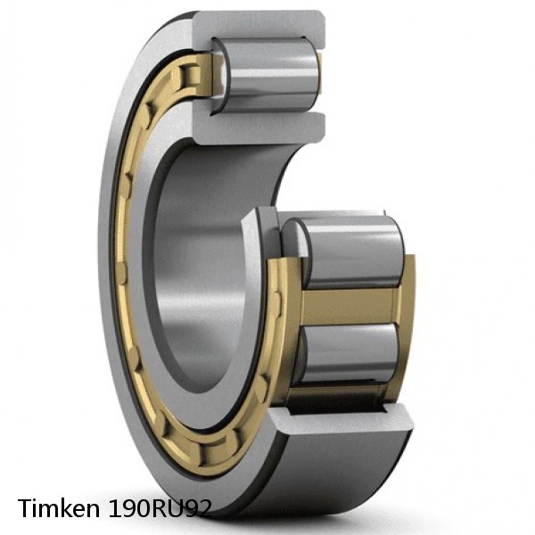 190RU92 Timken Cylindrical Roller Radial Bearing